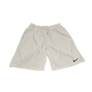 Nike Men's Dri-FIT Team Training Soccer Shorts White Lined Small 645045-100